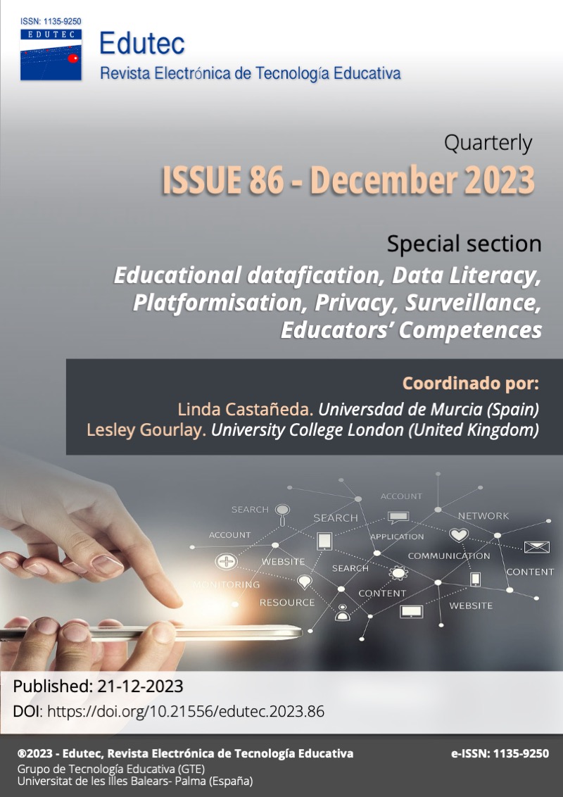 Edutec número 86 - Portada