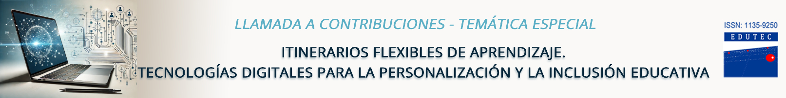 Call for papers - Itinerarios flexibles de aprendizaje
